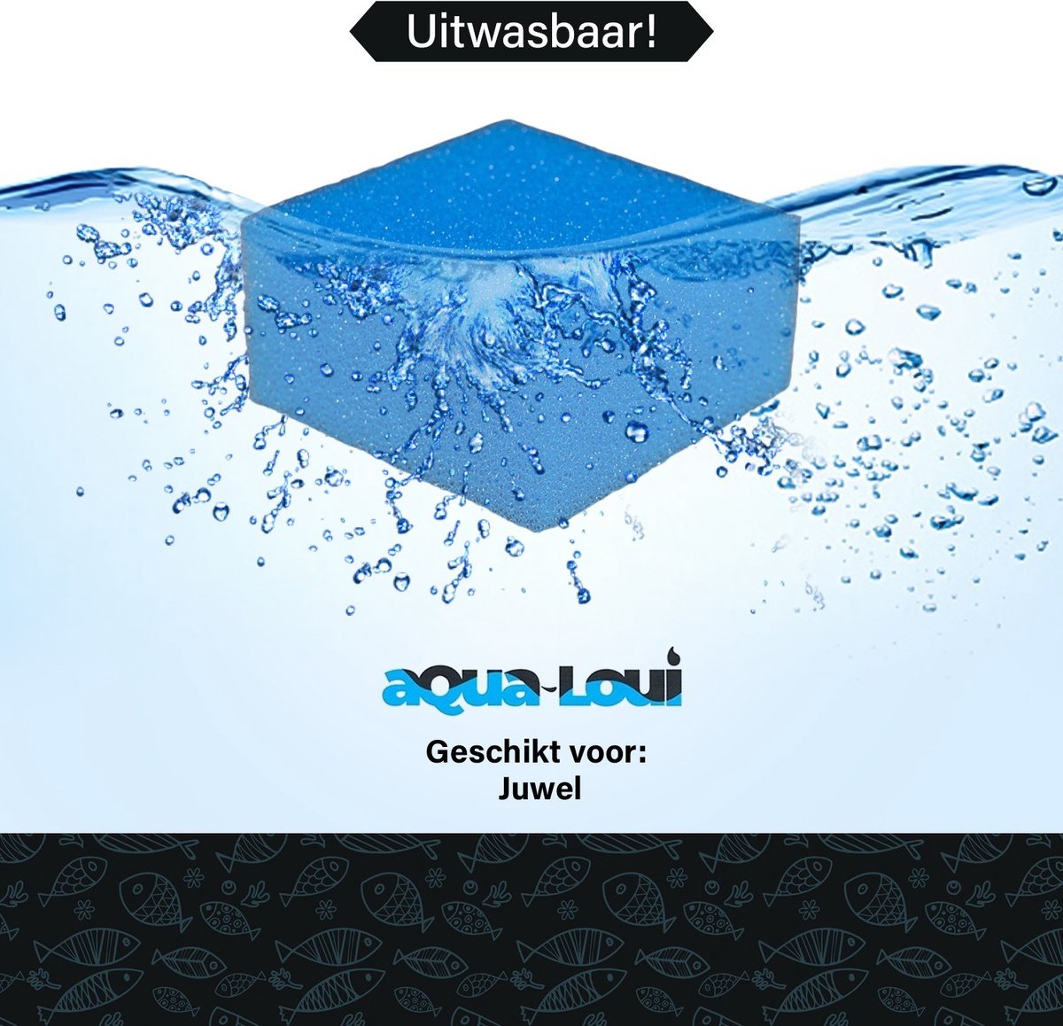Aqua-Loui® - Filterspons Grof - Geschikt voor Juwel - Large (L) - Geschikt voor Bioflow 6.0 - Geschikt voor Juwel: Rio 300 & Vision 260 - 5 Stuks