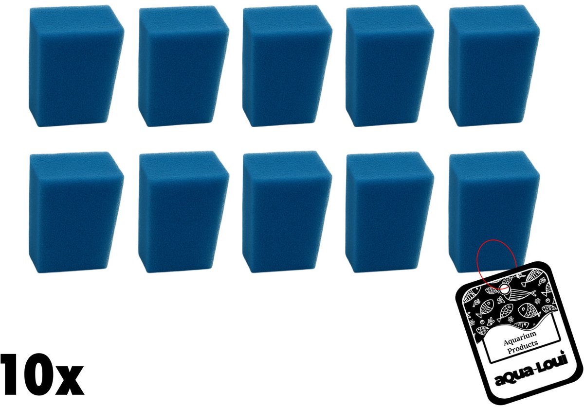 Aqua-Loui® - Filterspons Fijn - Geschikt voor Juwel One - Geschikt voor Bioflow One Intern filtersysteem - Aquarium - 10 stuks