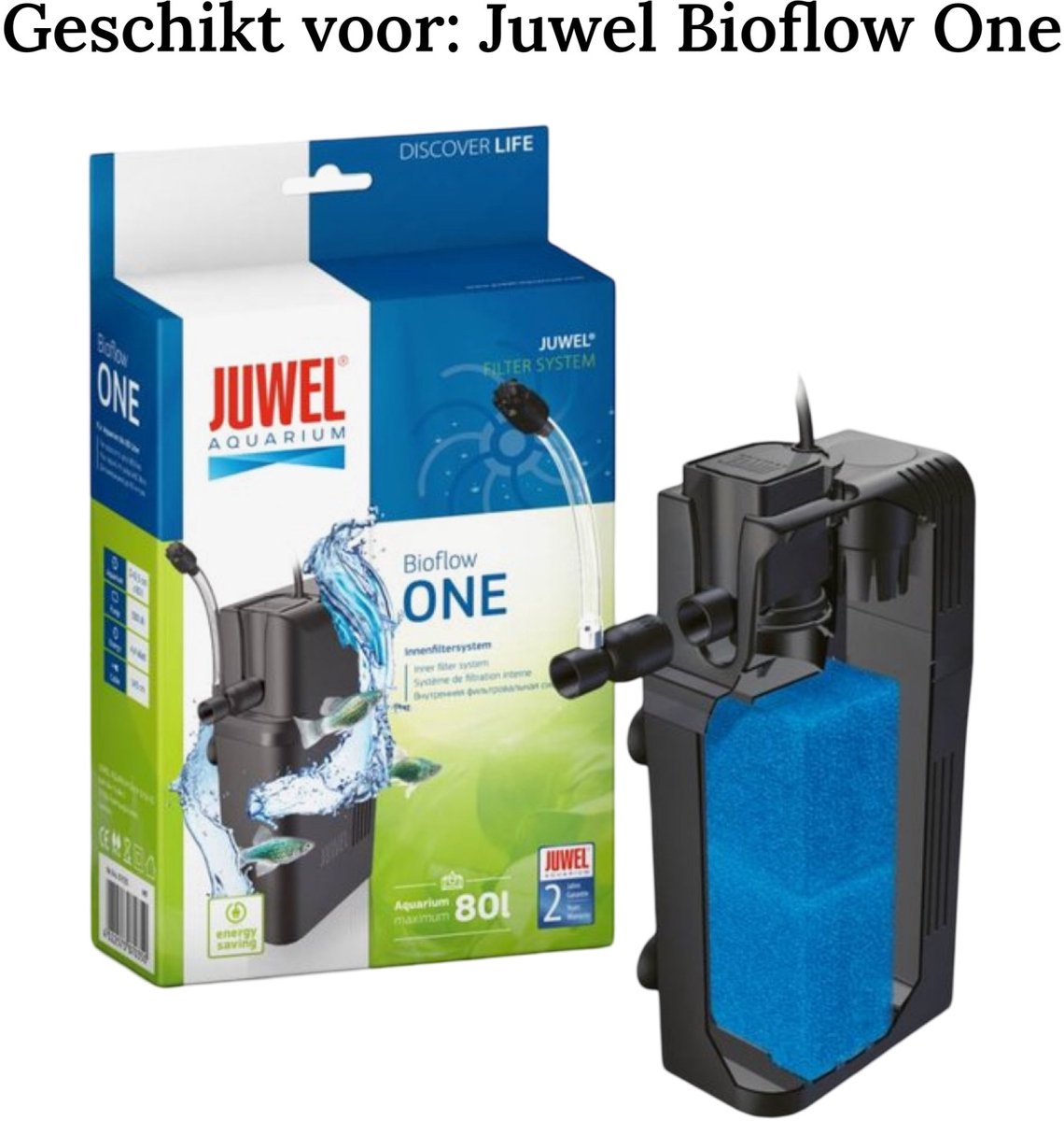 Aqua-Loui® - Filterspons Fijn - Geschikt voor Juwel One - Geschikt voor Bioflow One Intern filtersysteem - Aquarium - 10 stuks