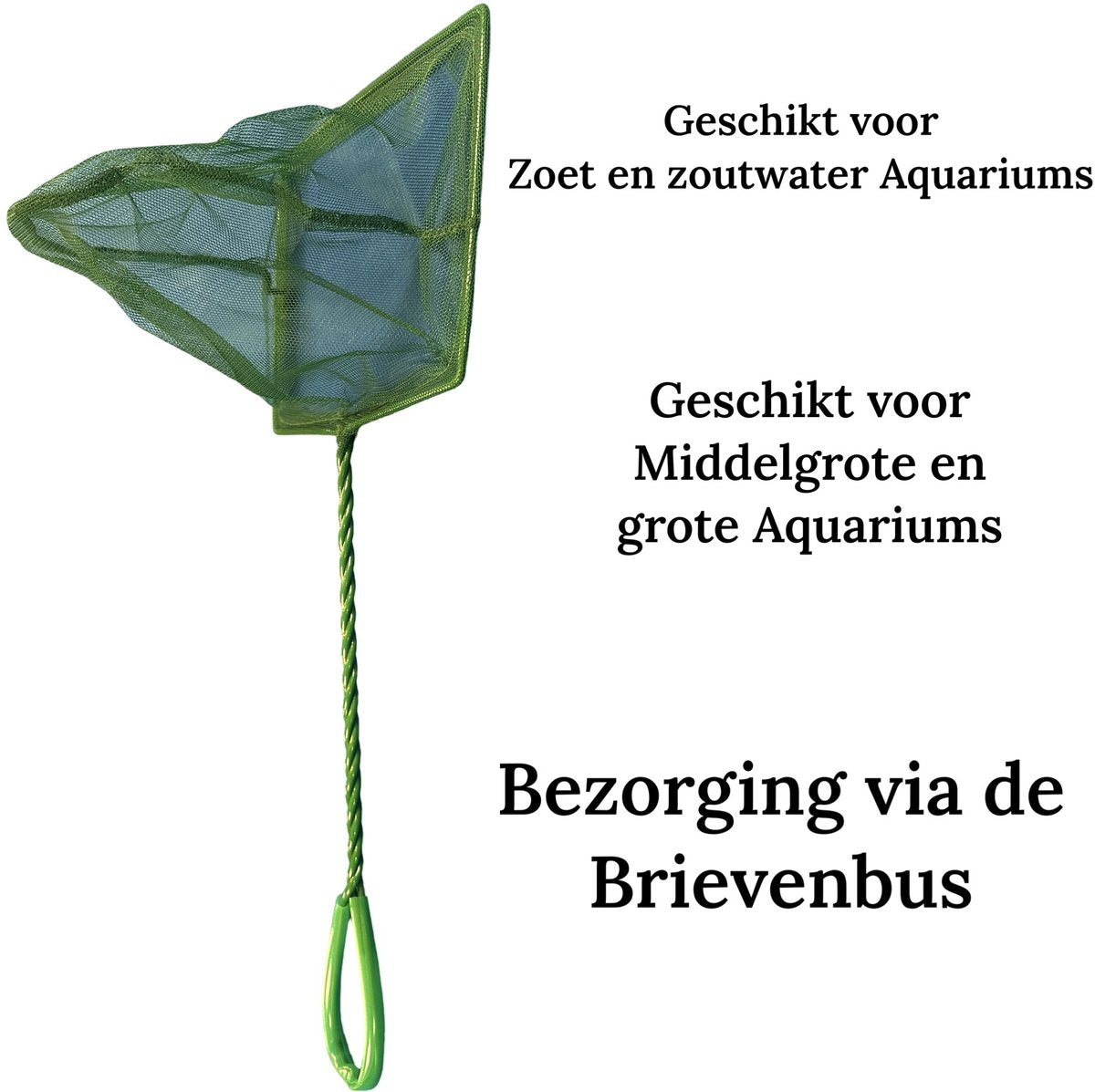 Aqua-Loui® - Schepnetjes - 4” inch 10 cm breed & 6” inch 15 cm breed - Set van 2 stuks
