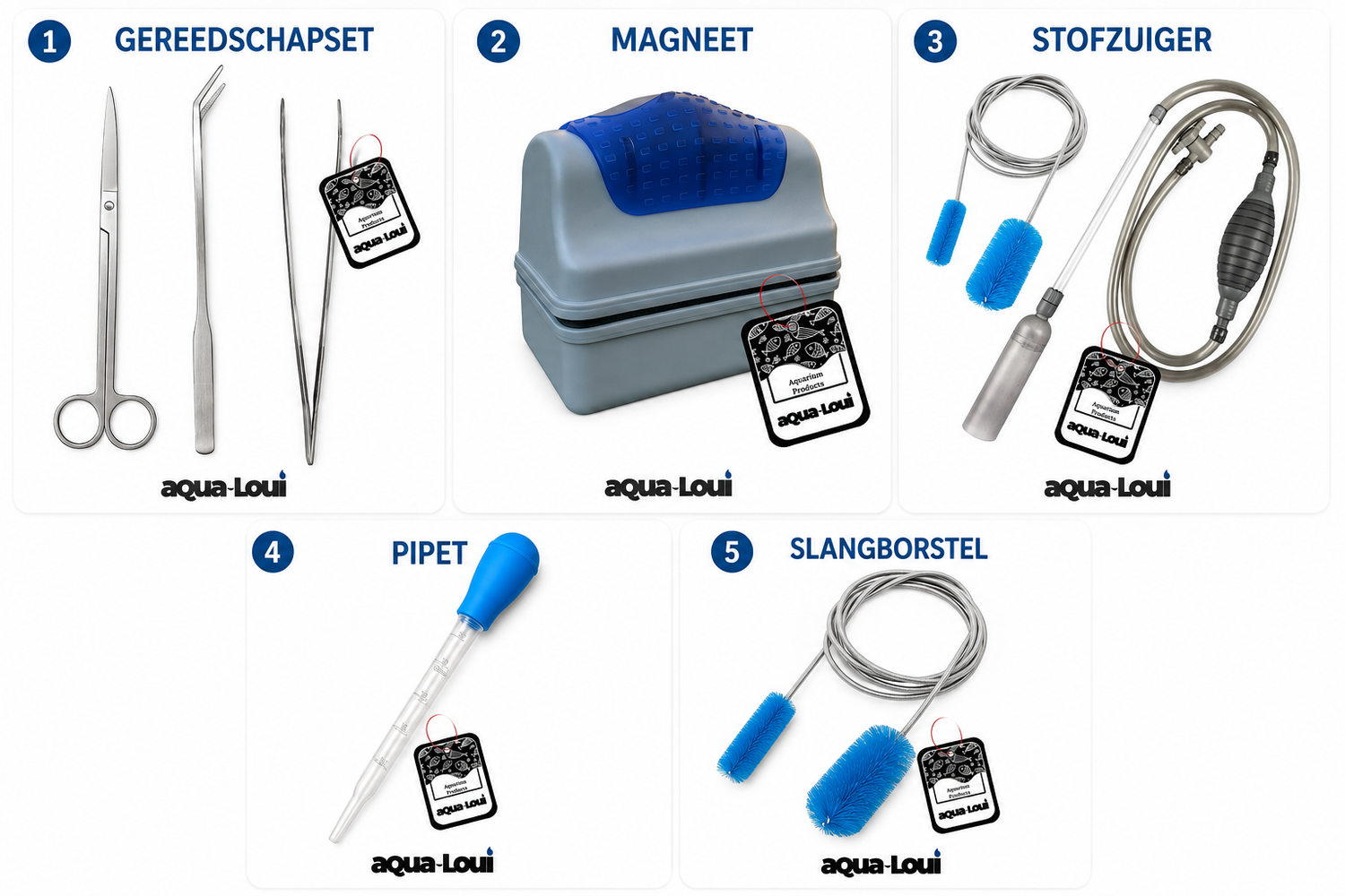 Aquarium onderhoud & gereedschap