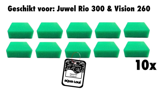 Aqua-Loui® - Nitraat Spons - Geschikt voor Juwel - Large (L) - Geschikt voor Bioflow 6.0 - Geschikt voor Juwel: Rio 300 & Vision