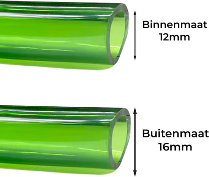 Aqua-Loui® - Aquarium Slang - Slangmaat Ø 12/16 mm - Geschikt voor Externe filters van: Eheim/Tetra/Superfish/JBL - 3 meter