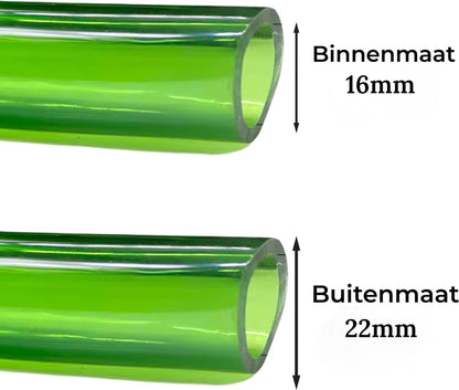 Aqua-Loui® - Aquarium Slang - Slangmaat Ø 16/22 mm - Geschikt voor Externe filters van: Eheim/Tetra/Superfish//JBL - 3 meter