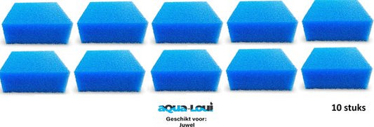 Aqua-Loui® - Filterspons Fijn - Geschikt voor Juwel - Extra Large (XL) - Geschikt voor Bioflow 8.0 - Geschikt voor Juwel: Rio 400 - Rio 450 - Vision 450 - Trigon 350 - 10 Stuks
