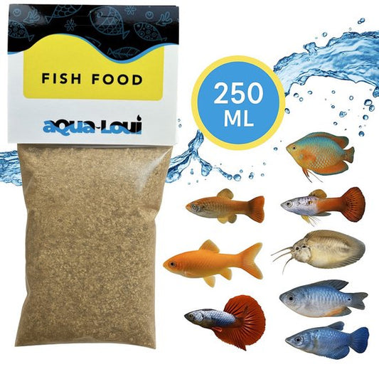Aqua-Loui® - Tropisch Vissenvoer – Watervlooien (Daphnia) - Drijvend & Langzaam Zinkend- Geschikt Voor Alle Maten Vissen - 250ml