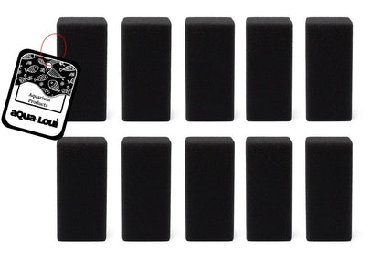 Aqua-Loui®- Filtersponzen - Geschikt voor Superfish AquaFLow 50 Easy Click Cartridge - Aquariumfilter - Navulling - 10 Stuks.