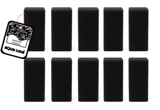 Aqua-Loui®- Filtersponzen - Geschikt voor Superfish AquaFLow 50 Easy Click Cartridge - Aquariumfilter - Navulling - 10 Stuks.