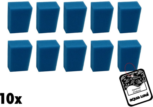 Aqua-Loui® - Filterspons Fijn - Geschikt voor Juwel One - Geschikt voor Bioflow One Intern filtersysteem - Aquarium - 10 stuks