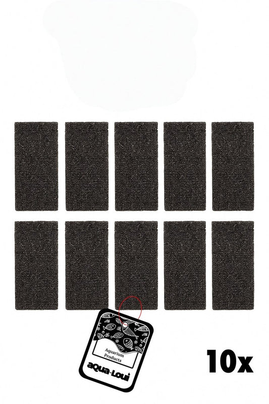 Aqua-Loui® - Filterspons - Koolspons - Geschikt voor Juwel - Super Compact (S) - Geschikt voor Super Bioflow - Geschikt voor Juwel Record 600/700/800 - 10 stuks