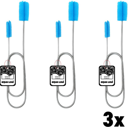 Aqua-Loui®- Slang reiniger - Borstel voor slang - Rager - Geschikt voor Diameter Ø 9mm tot 30mm - 3 stuks