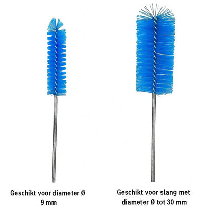 Aqua-Loui®- Slang reiniger - Borstel voor slang - Rager - Geschikt voor Diameter Ø 9mm tot 30mm