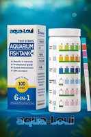 Aqua-Loui® - Water Teststrips - 100 Stuks - Test Strips Water - Water Test Strips Aquarium - Voor Aquarium & Zwembad - pH, GH, KH, Nitriet, Nitraat & Chloor - Complete Waterkwaliteitstest