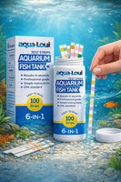 Aqua-Loui® - Water Teststrips - 100 Stuks - Test Strips Water - Water Test Strips Aquarium - Voor Aquarium & Zwembad - pH, GH, KH, Nitriet, Nitraat & Chloor - Complete Waterkwaliteitstest