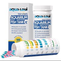 Aqua-Loui® - Water Teststrips - 100 Stuks - Test Strips Water - Water Test Strips Aquarium - Voor Aquarium & Zwembad - pH, GH, KH, Nitriet, Nitraat & Chloor - Complete Waterkwaliteitstest