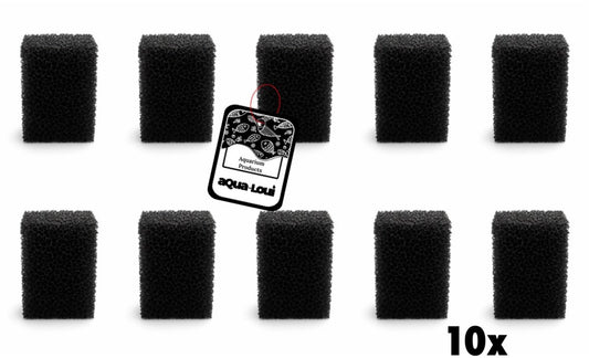 Aqua-Loui®- Filtersponzen - Geschikt voor Superfish AquaFLow 100/150 Easy Click Cartridge - Aquariumfilter - Navulling - 10 Stuks