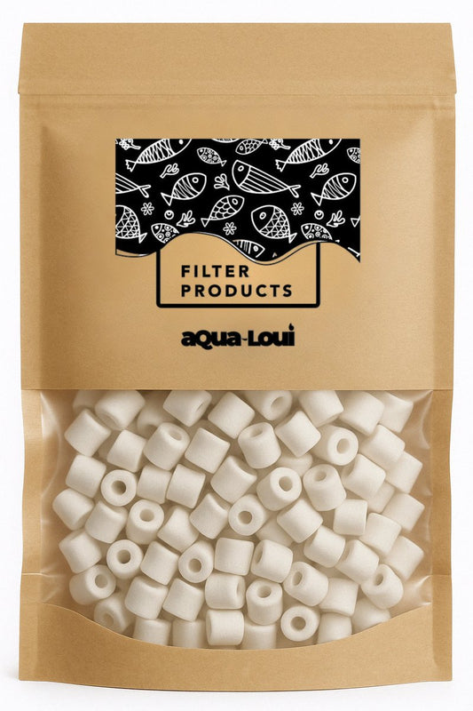 Aqua-Loui® - Keramische Pijpjes – Ceramic Rings – Aquarium Filtermateriaal – Geschikt voor Aquariumfilters -1.000ml/1Liter