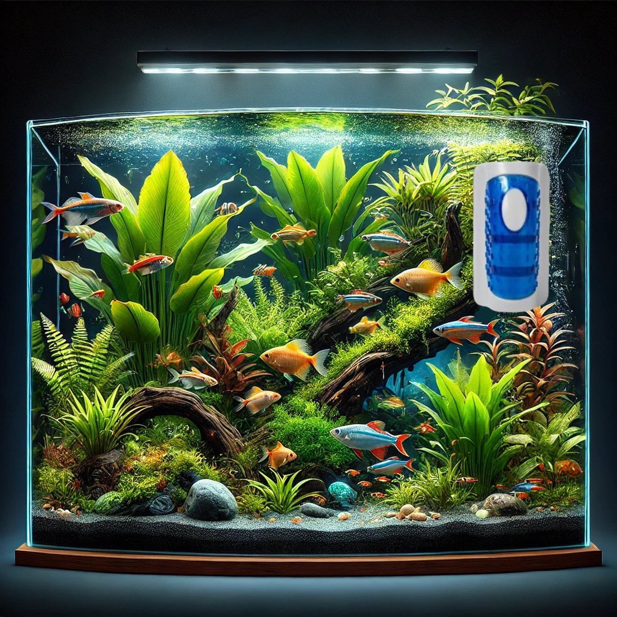 Aqua-Loui® - Algenmagneet - Drijvende magneet - Algen verwijderaar - Geschikt voor alle type aquaria