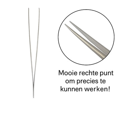 Aqua-Loui® - Aquarium Gereedschapset – 3-delig RVS – 2 Pincetten & Schaar – Voor Aquascaping en Plantenverzorging