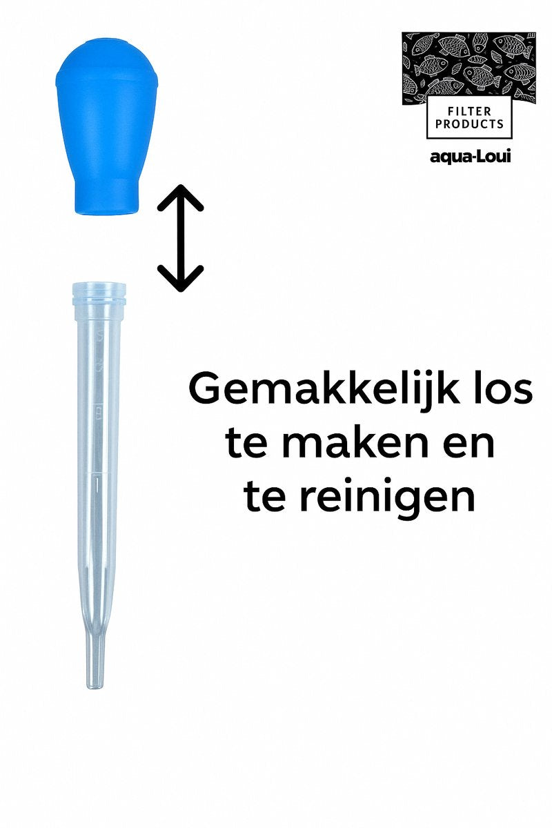 Aqua-Loui® - Pipet Groot - 30ml - Met schaalverdeling - Druppelteller - 28cm - 3 stuks