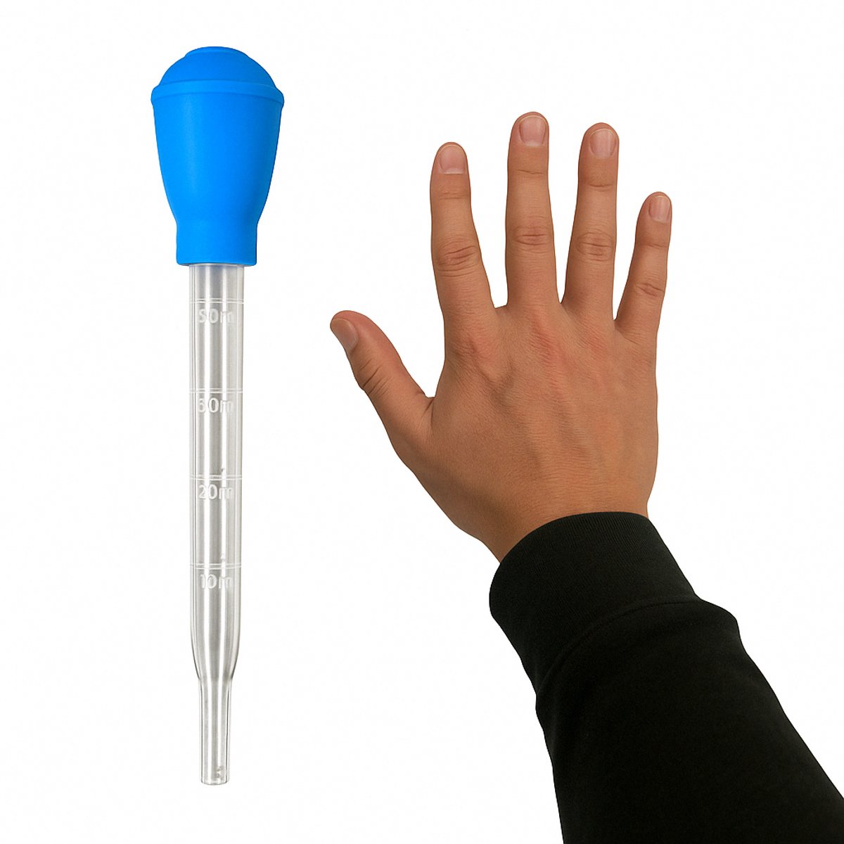 Aqua-Loui® - Pipet Groot - 30ml - Met schaalverdeling - Druppelteller - 29cm