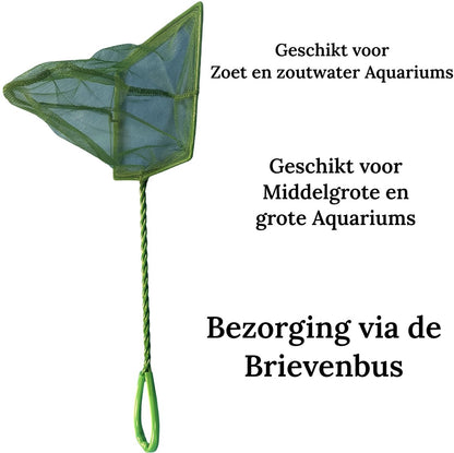 Aqua-Loui® - Schepnetje - 4” inch - 10 cm breed - Geschikt voor Aquarium Vijver en Zwembad