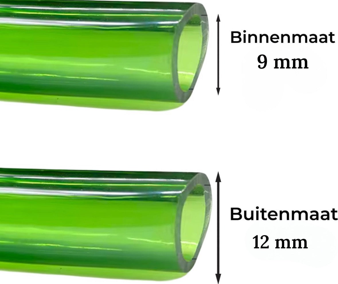 Aqua-Loui® - Aquarium Slang - Slangmaat Ø 9/12 mm - Geschikt voor Externe filters van: Eheim/Tetra/Superfish/JBL - 3 meter