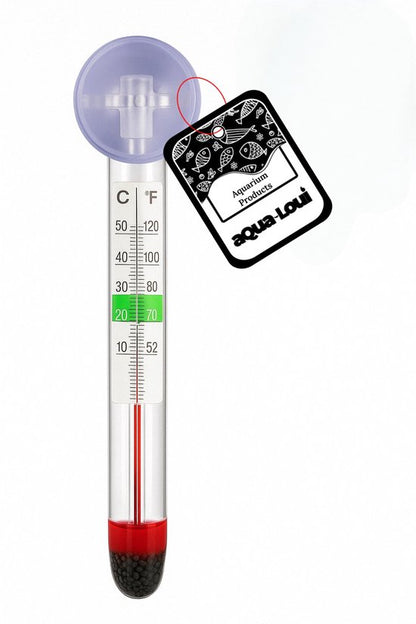 Aqua-Loui® - Thermometer - Geschikt voor Aquarium, Koelkast, Zwembad, ect - 0-40 Graden - 11cm